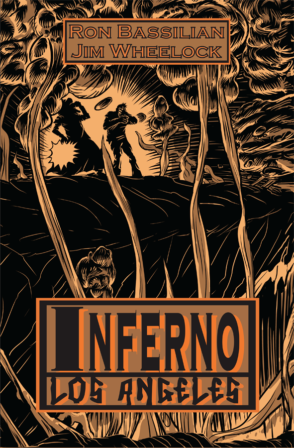 Cover page to the venerable graphic novel, Inferno Los Angeles.